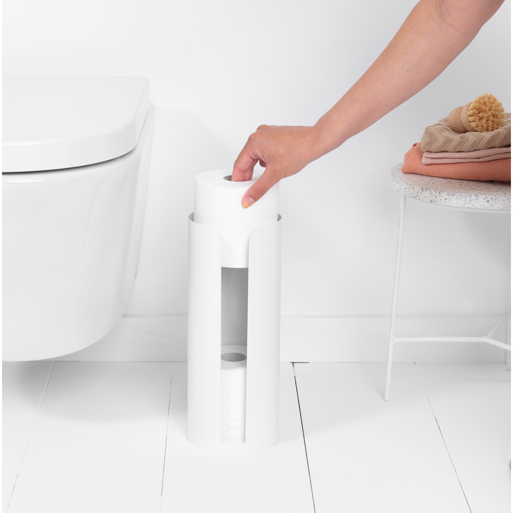 Portarrollos Papel WC Blanco en Baño y Portarrollos compra online en  Sanara: decoración, baño, cocina, mesa, regalo e infantil