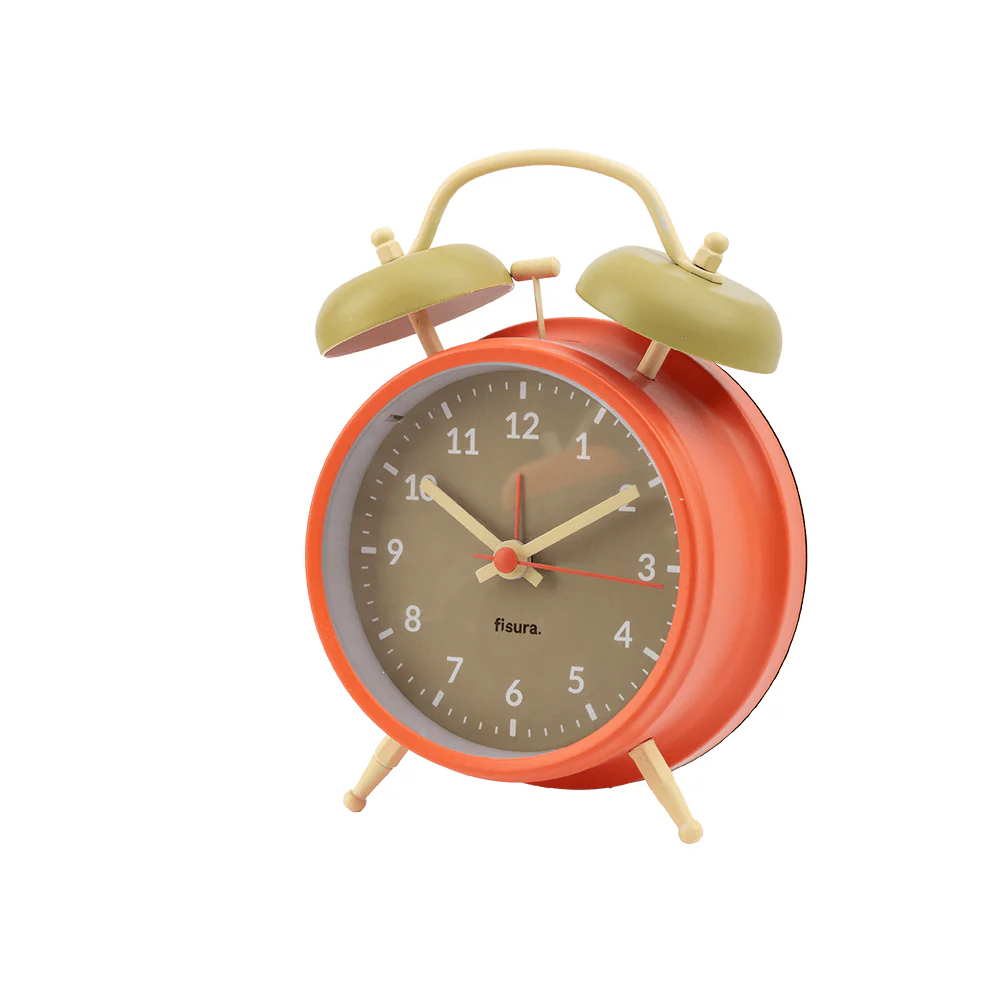 Reloj Despertador Retro Naranja